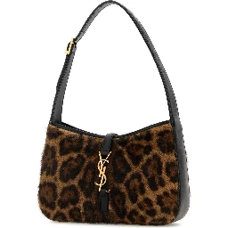 Printed calf hairLe 5 Ã  7 shoulder bag