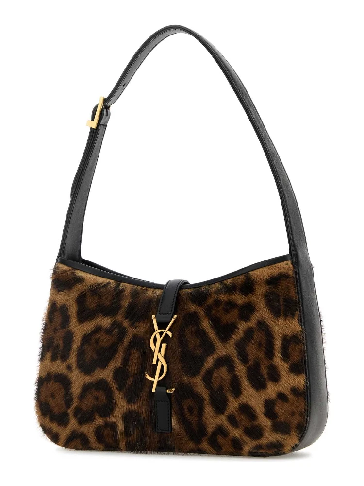 Printed calf hairLe 5 Ã  7 shoulder bag alternative