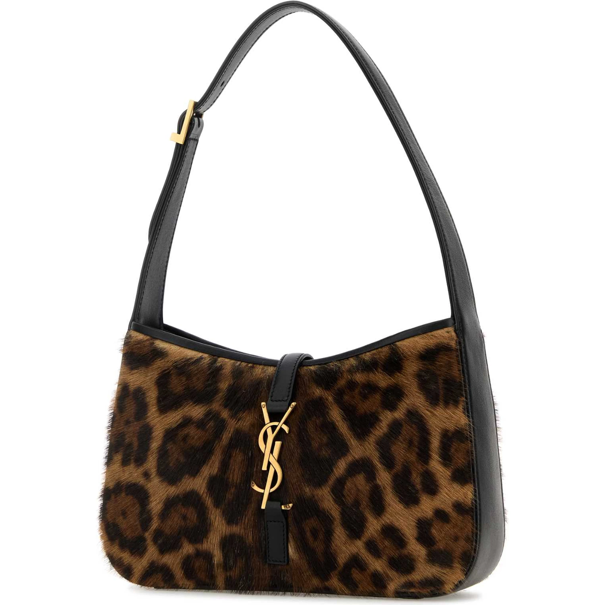 Printed calf hairLe 5 Ã  7 shoulder bag