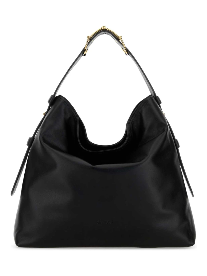 Black leather medium Gucci Beatrix shopping bag