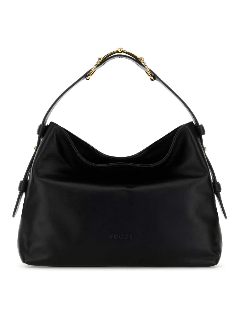 Black leather medium Gucci Beatrix shopping bag