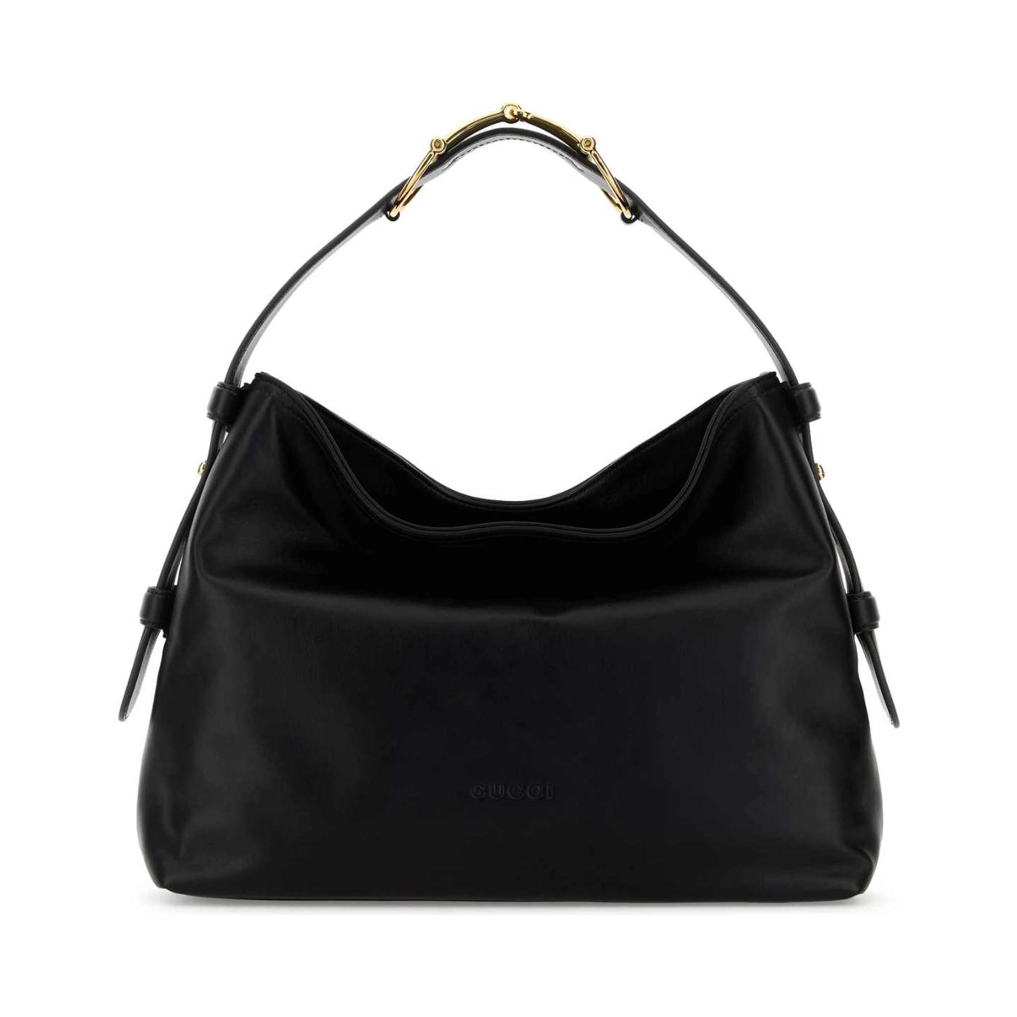 Black leather medium Gucci Beatrix shopping bag
