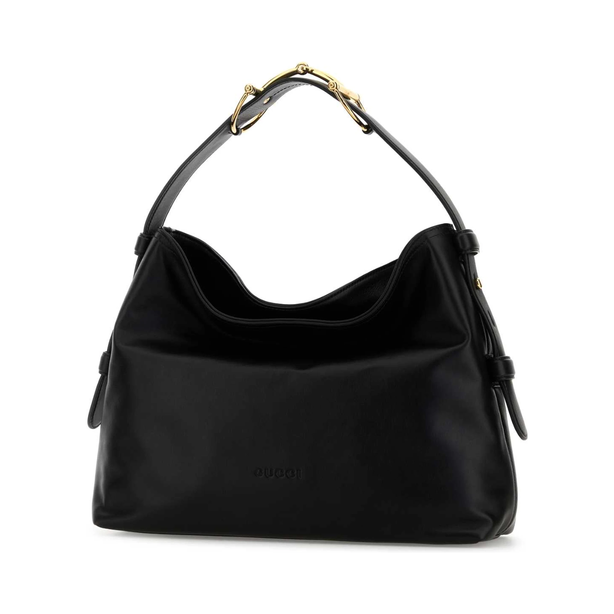 Black leather medium Gucci Beatrix shopping bag