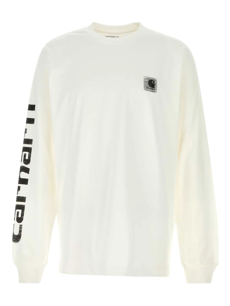 L/S Archive Script T-Shirt Organic Cotton Single J