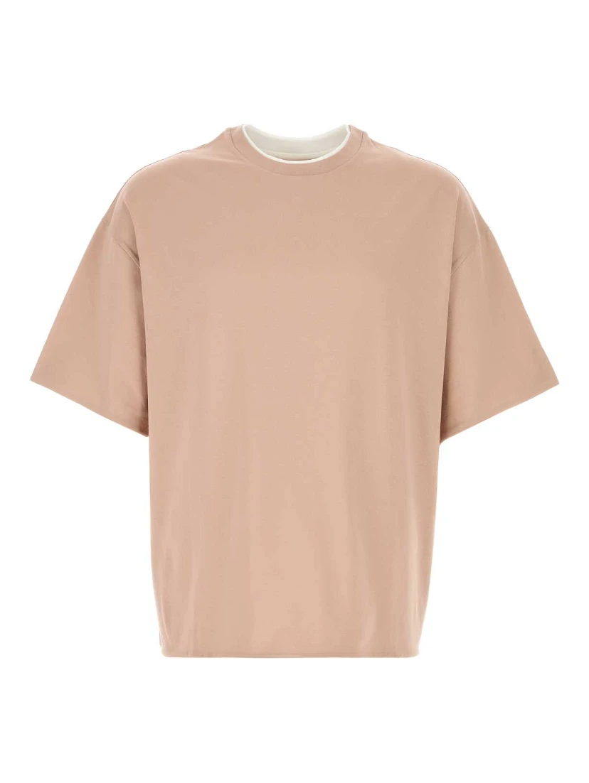 T-SHIRT CN SS DOUBLE LAYER