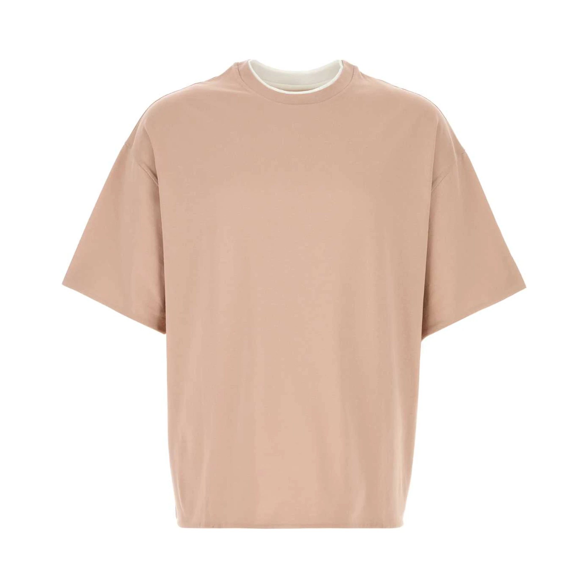T-SHIRT CN SS DOUBLE LAYER