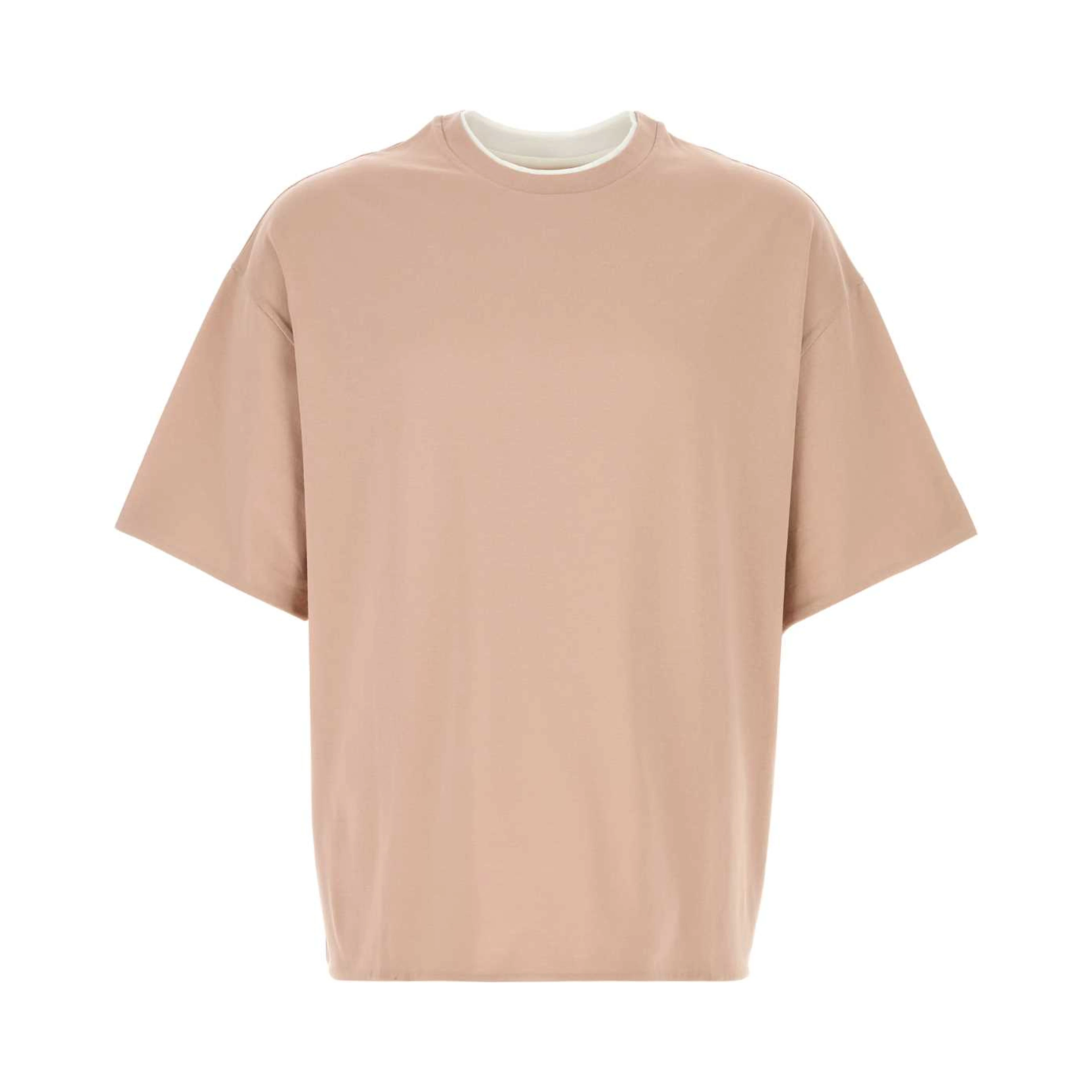 T-SHIRT CN SS DOUBLE LAYER