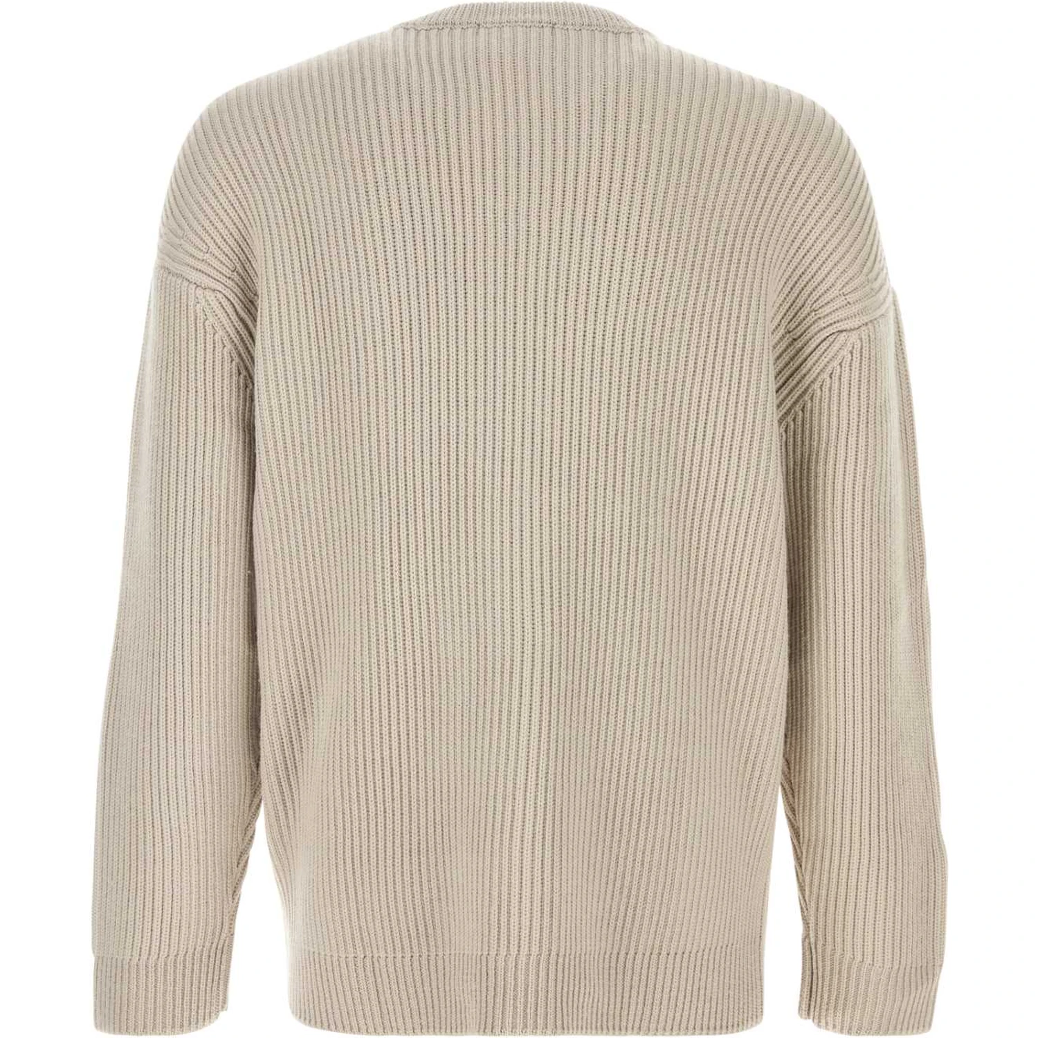 OVERSIZE KNIT CREWNECK BEIGE