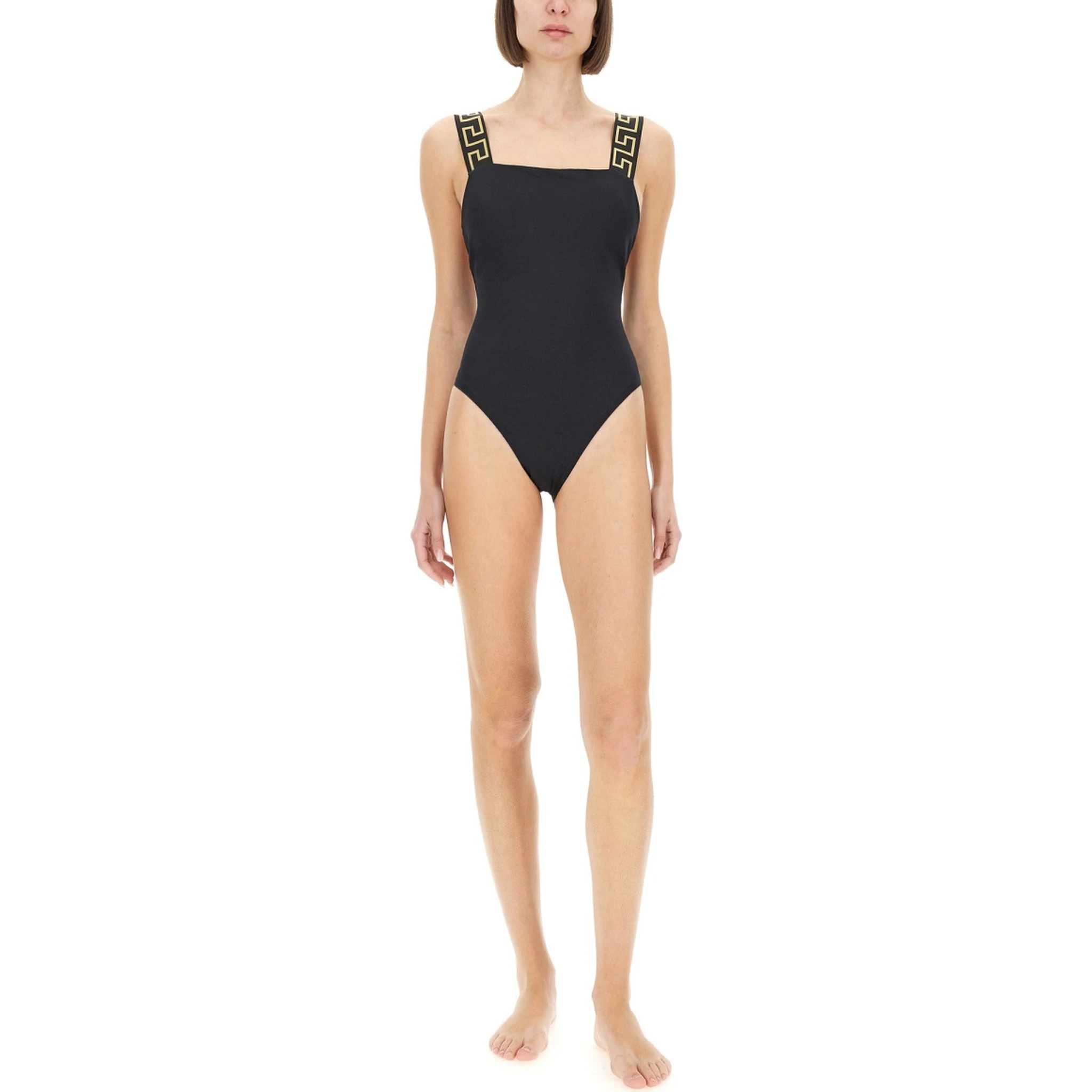 ONE PIECE SWIMSUIT WITH GREEK BORDER