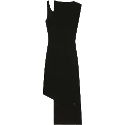 RIBBED "OBLIQUE" DRESS