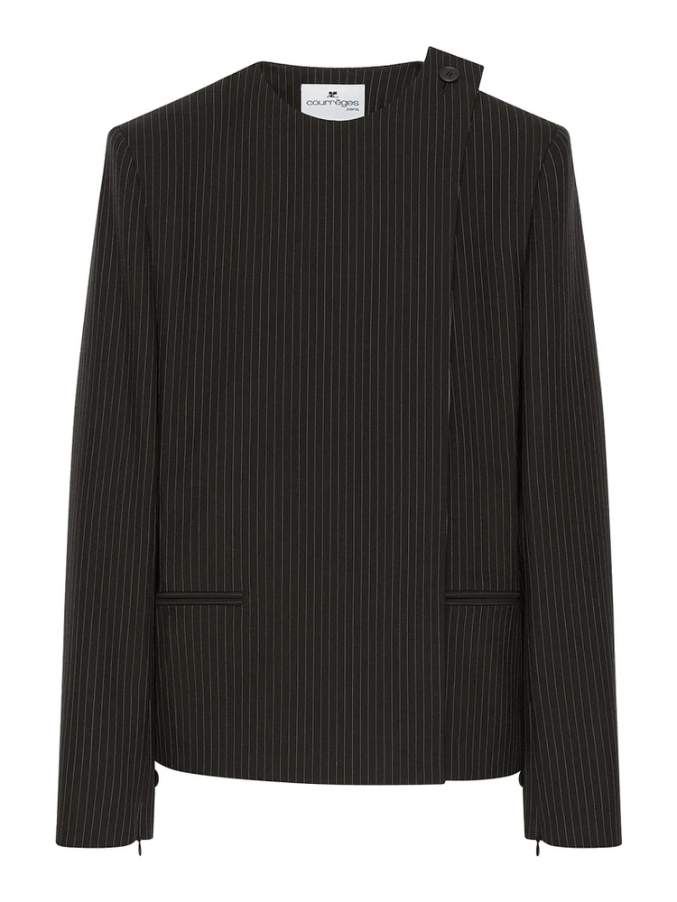 "BUCKLE PINSTRIPES" JACKET