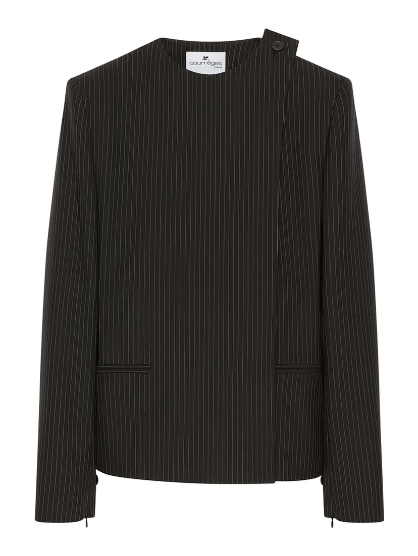 "BUCKLE PINSTRIPES" JACKET