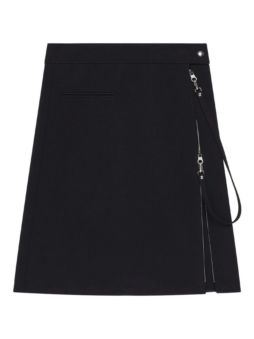 MIDI SKIRT WITH ZIPPER