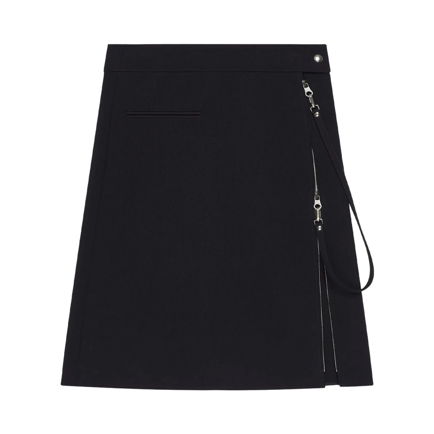 MIDI SKIRT WITH ZIPPER