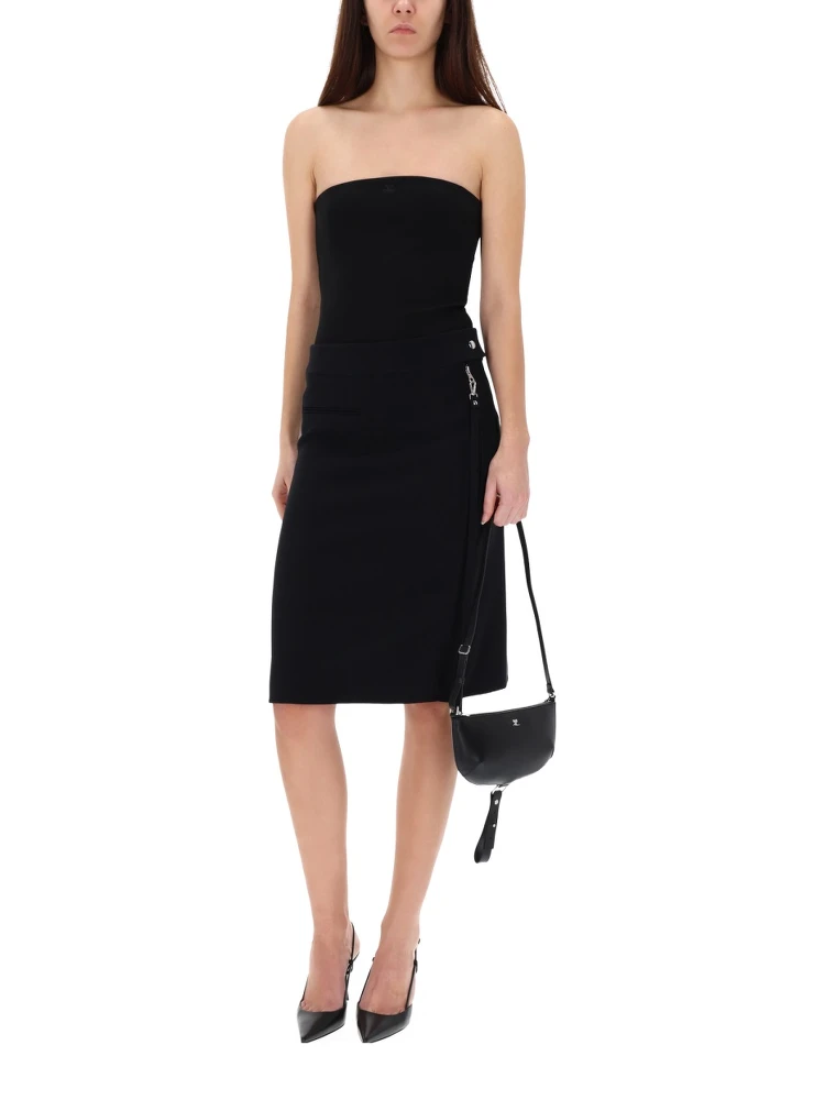 MIDI SKIRT WITH ZIPPER alternative
