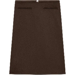 MIDI SKIRT WITH LOGO