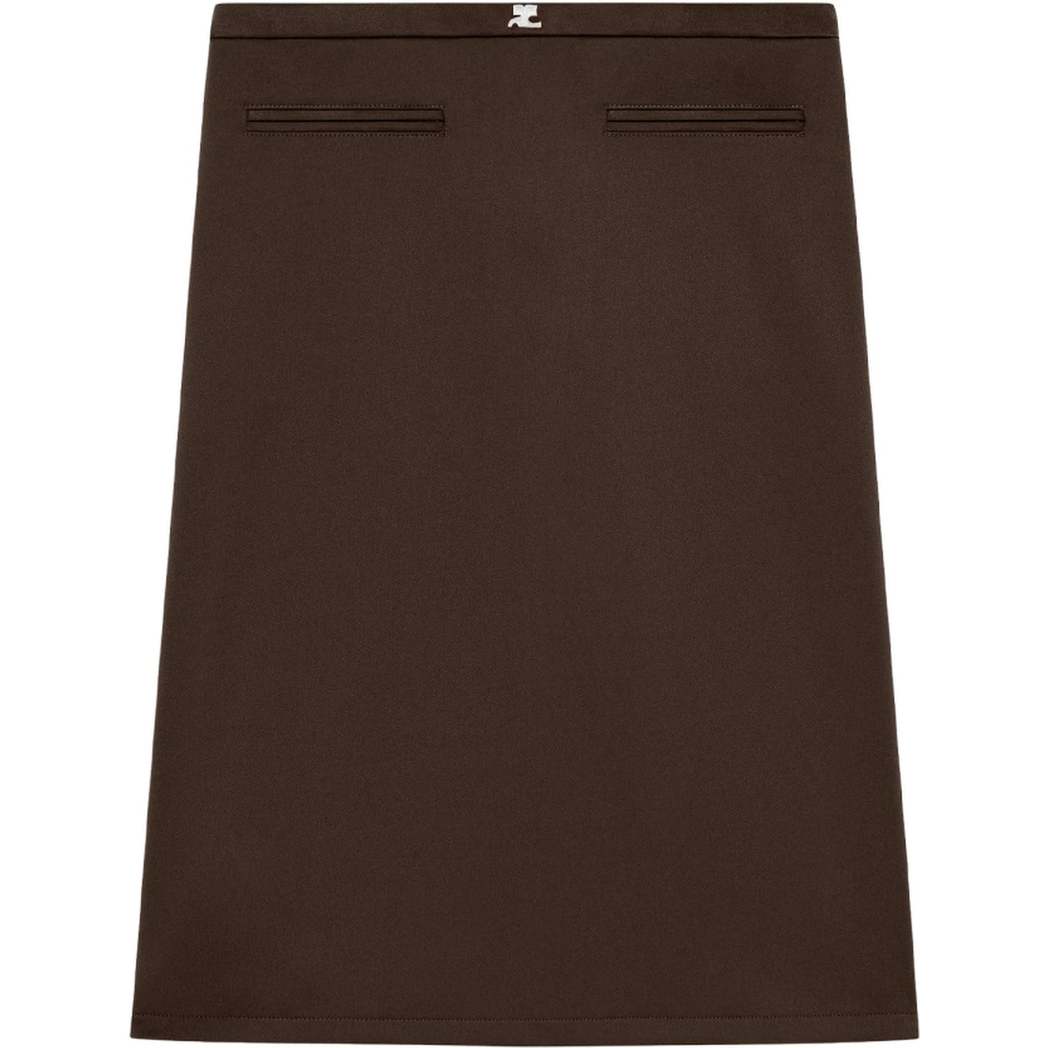 MIDI SKIRT WITH LOGO