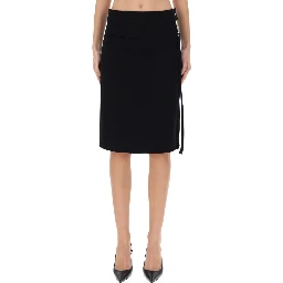 MIDI SKIRT WITH ZIPPER