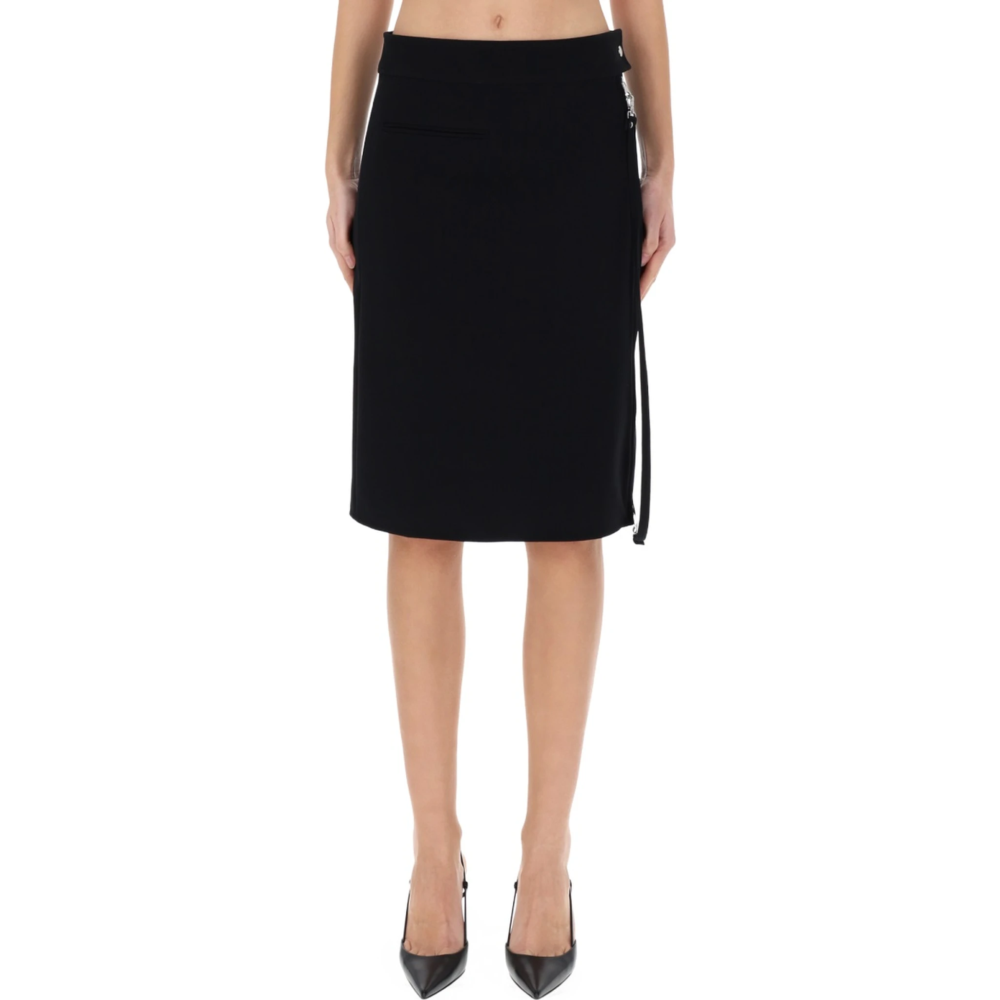 MIDI SKIRT WITH ZIPPER