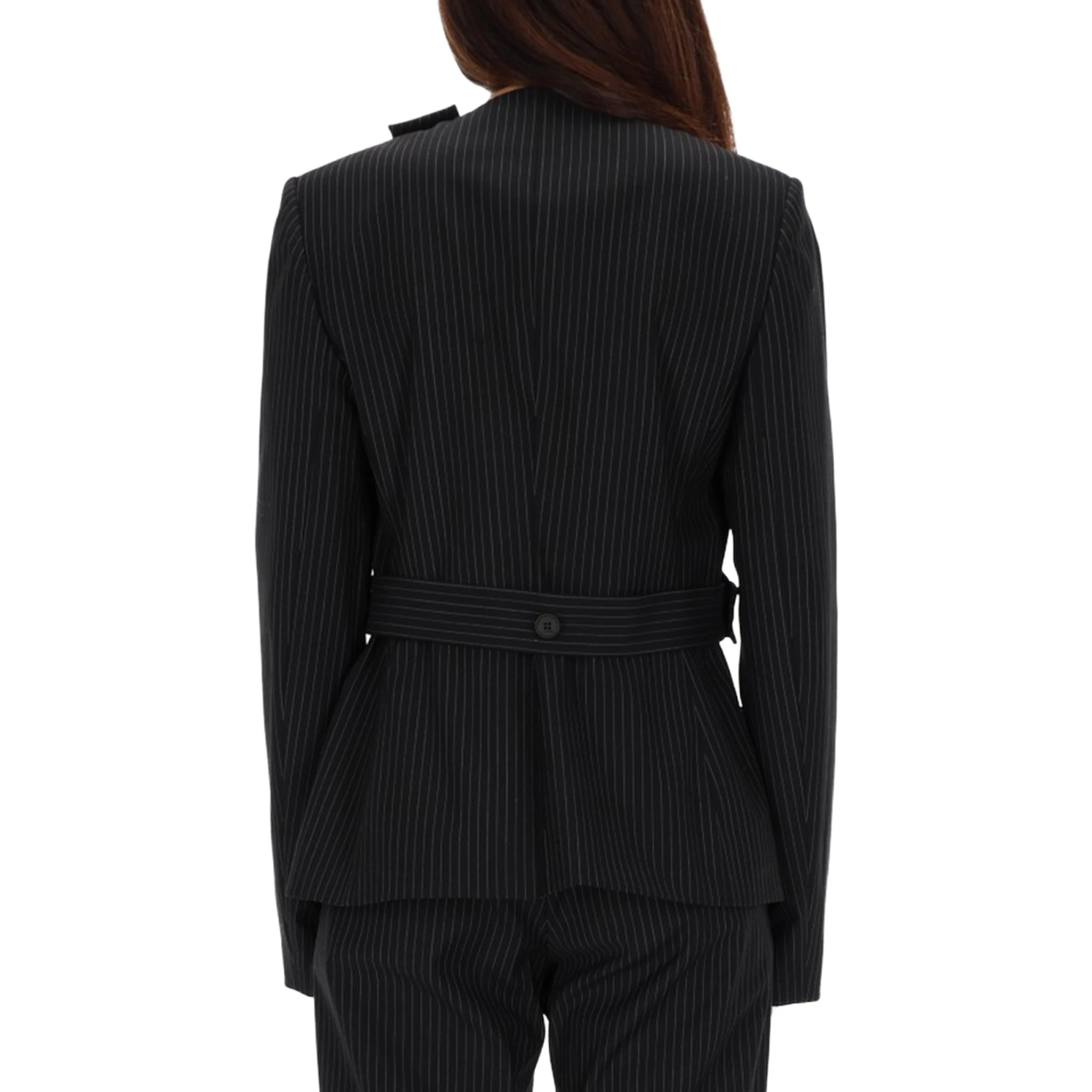 "BUCKLE PINSTRIPES" JACKET