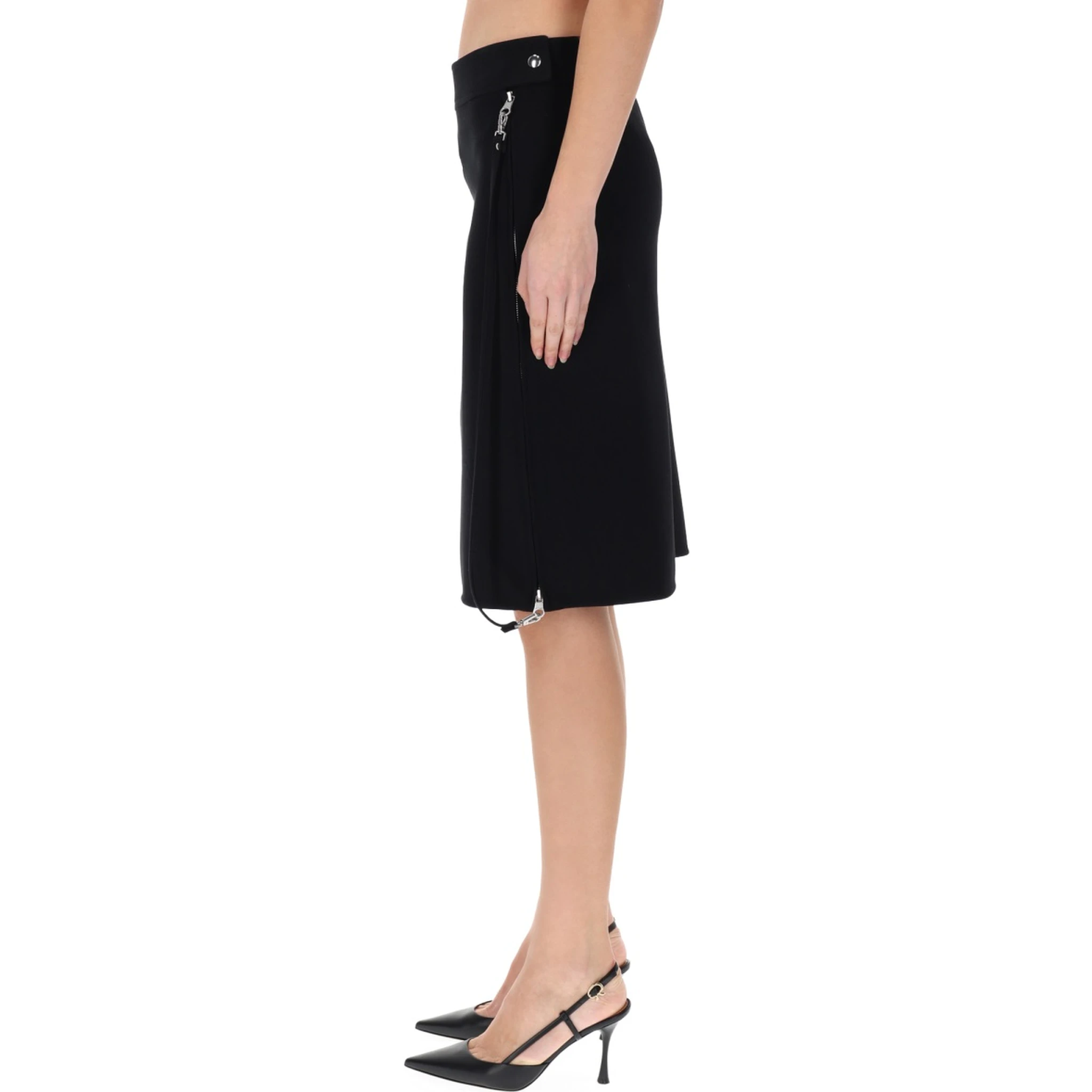 MIDI SKIRT WITH ZIPPER