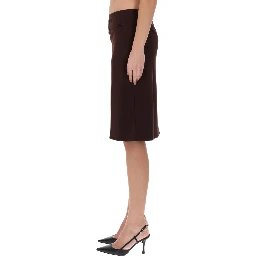 MIDI SKIRT WITH LOGO