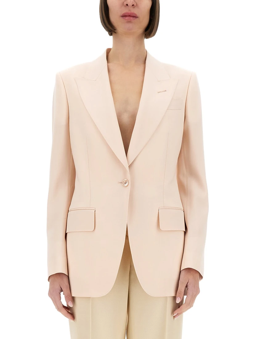 SINGLE BREASTED WOOL JACKET