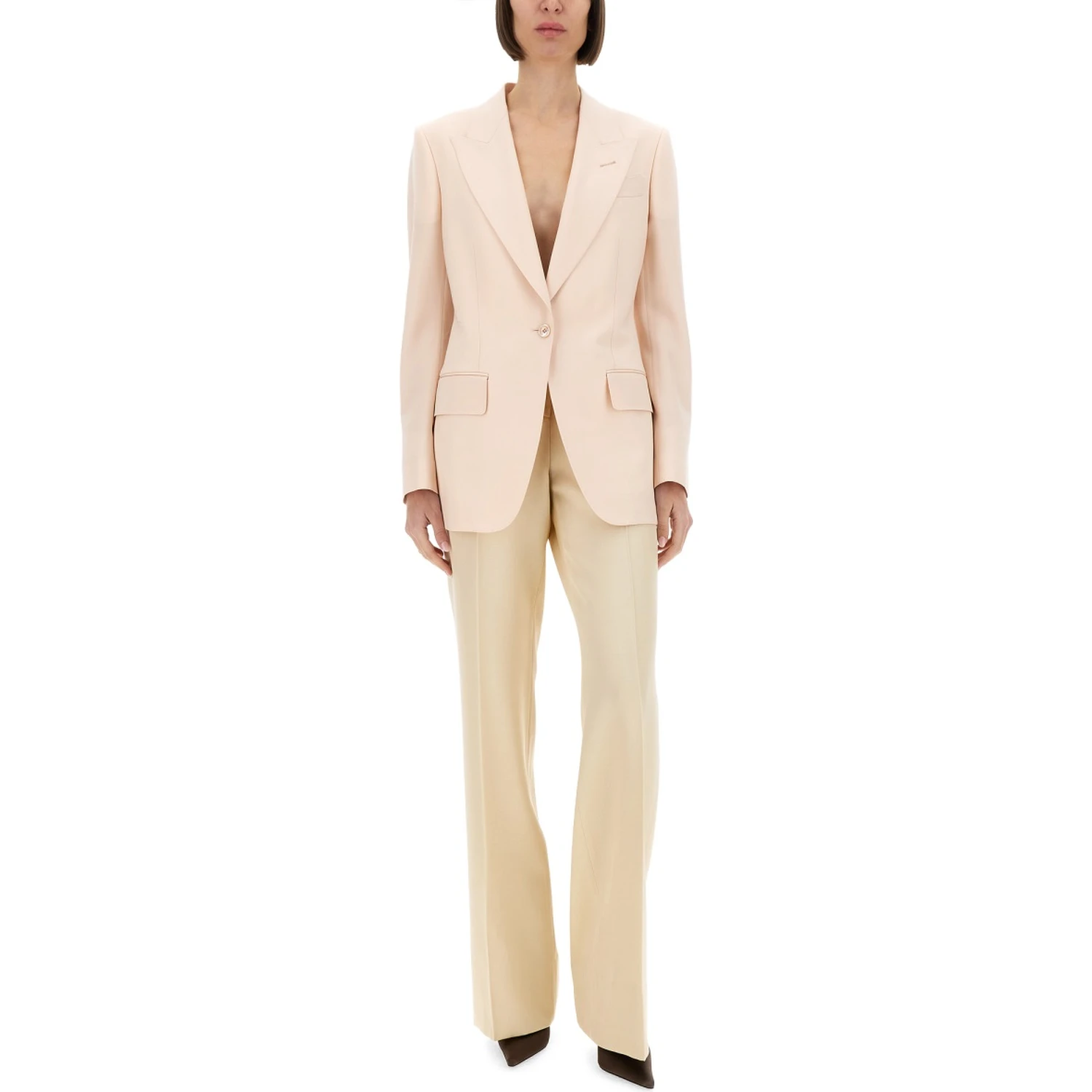 SINGLE BREASTED WOOL JACKET