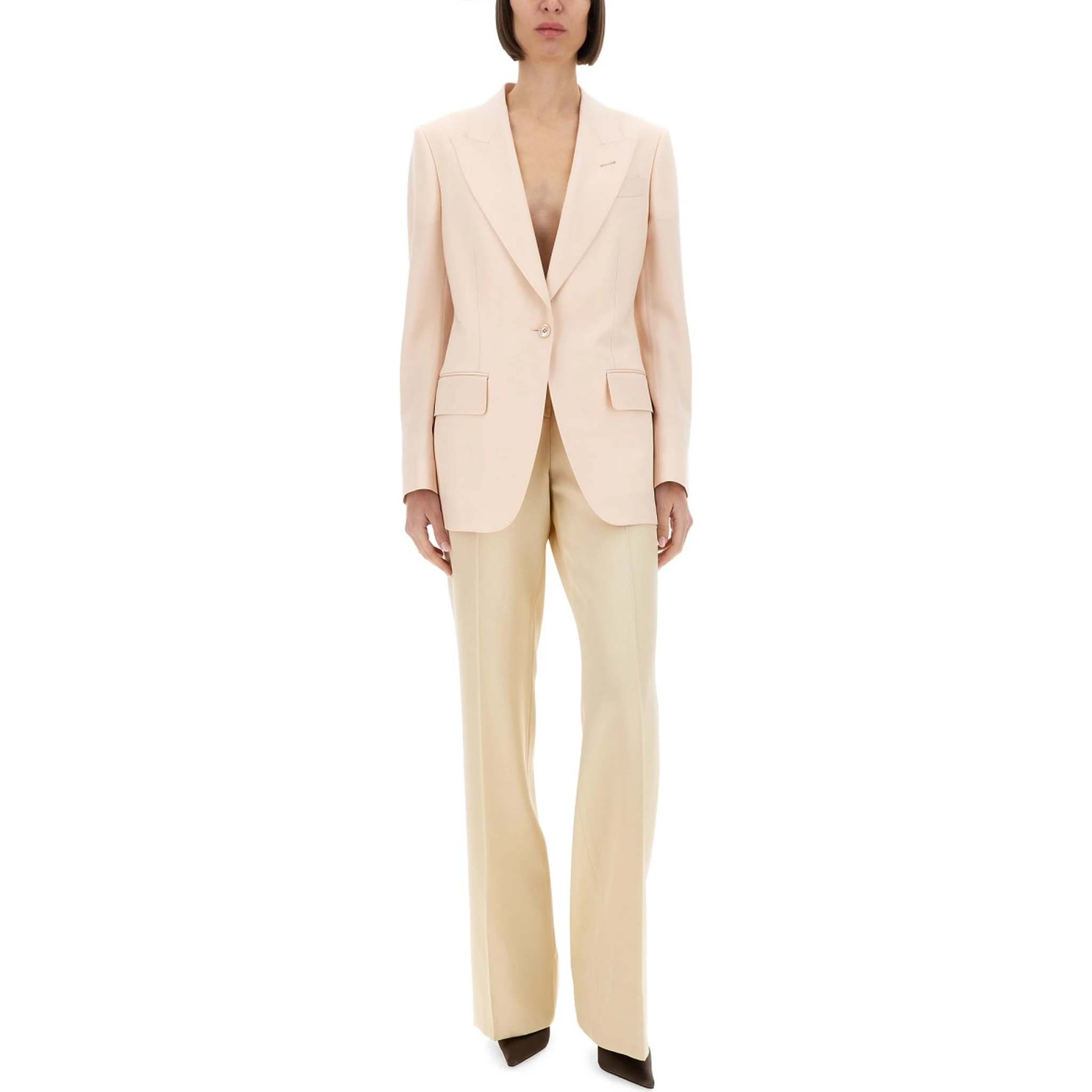 SINGLE BREASTED WOOL JACKET