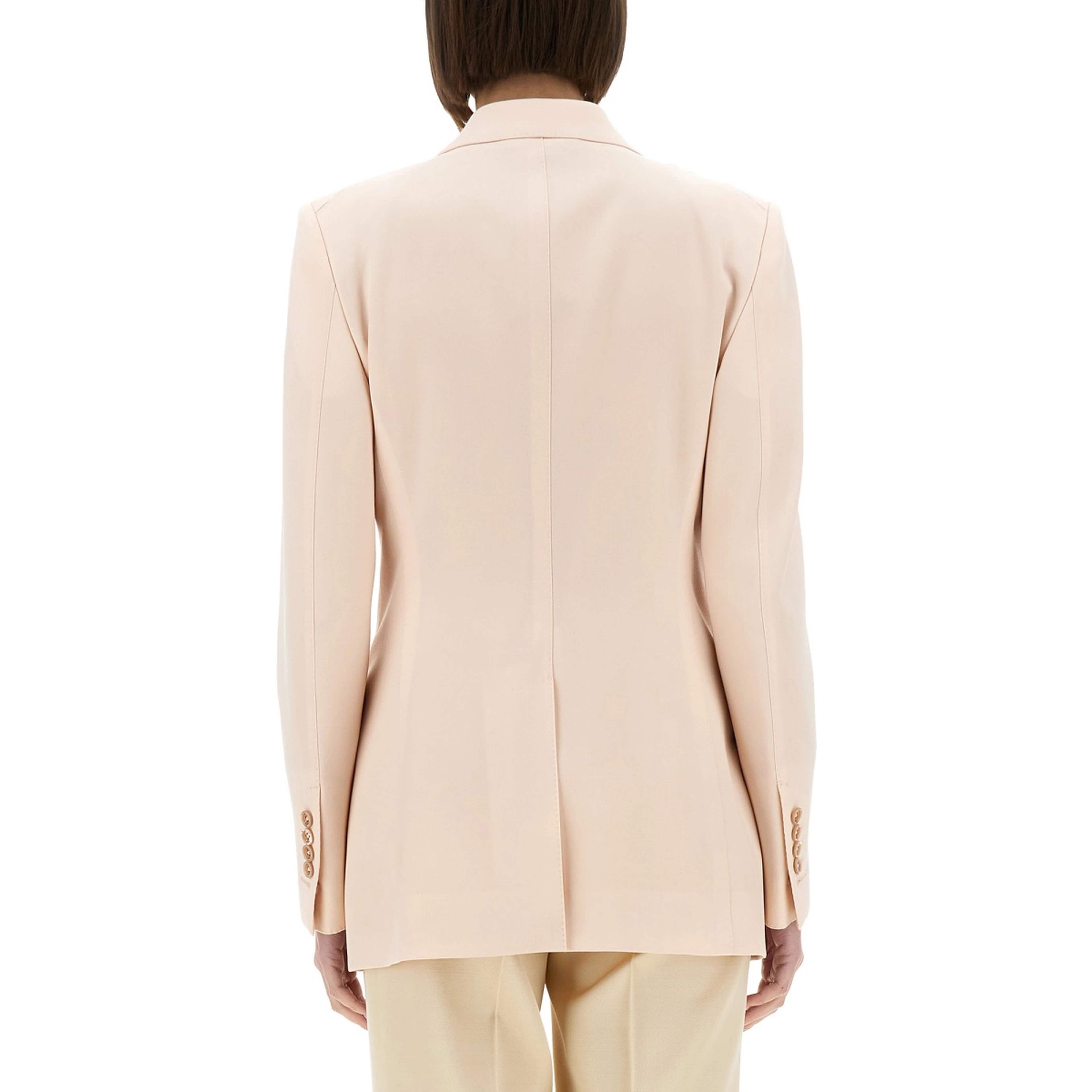 SINGLE BREASTED WOOL JACKET
