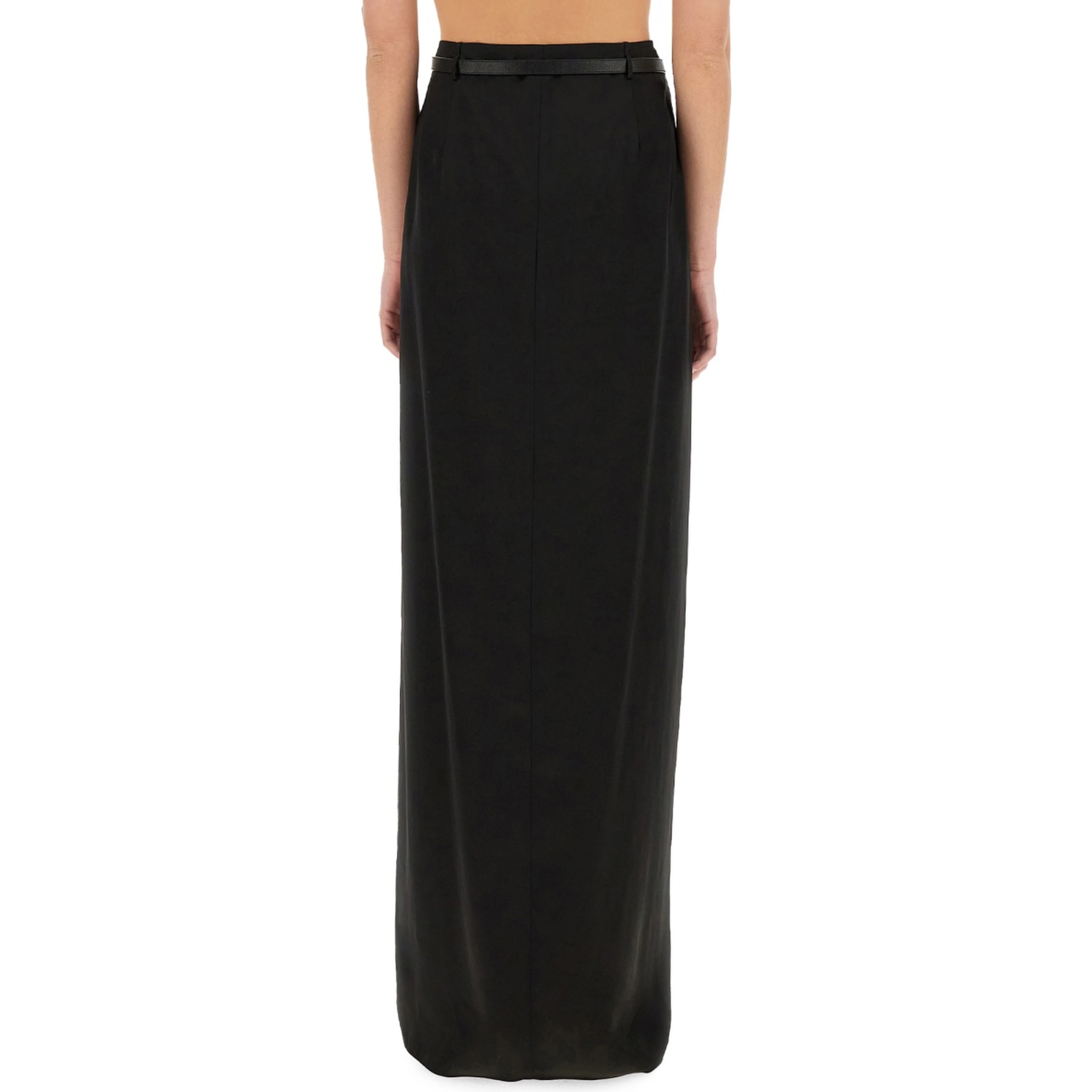 MAXI "WRAP" SKIRT WITH BELT