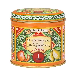 100 g Sicilian Citrus and Saffron Panettone with Green Tin Box