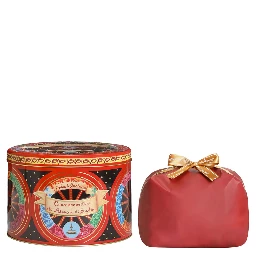 1 Kg Sicilian Orange Cioccopanettone with Red Tin Box