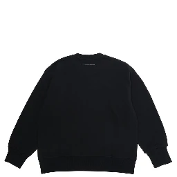 Black Crewneck Sweatshirt with Numeric Logo on the Front in Cotton Boy