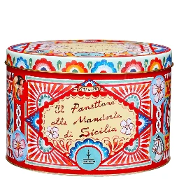 1 Kg Sicilian Almond Panettone with Red Tin Box