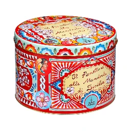 1 Kg Sicilian Almond Panettone with Red Tin Box