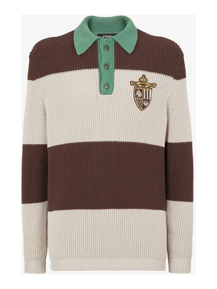 قميص بولو من القطن المحبوك