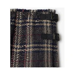 Kilt skirt with Check pattern