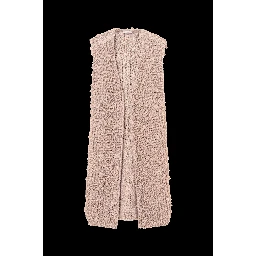 "Corallo" sleevelees jacket