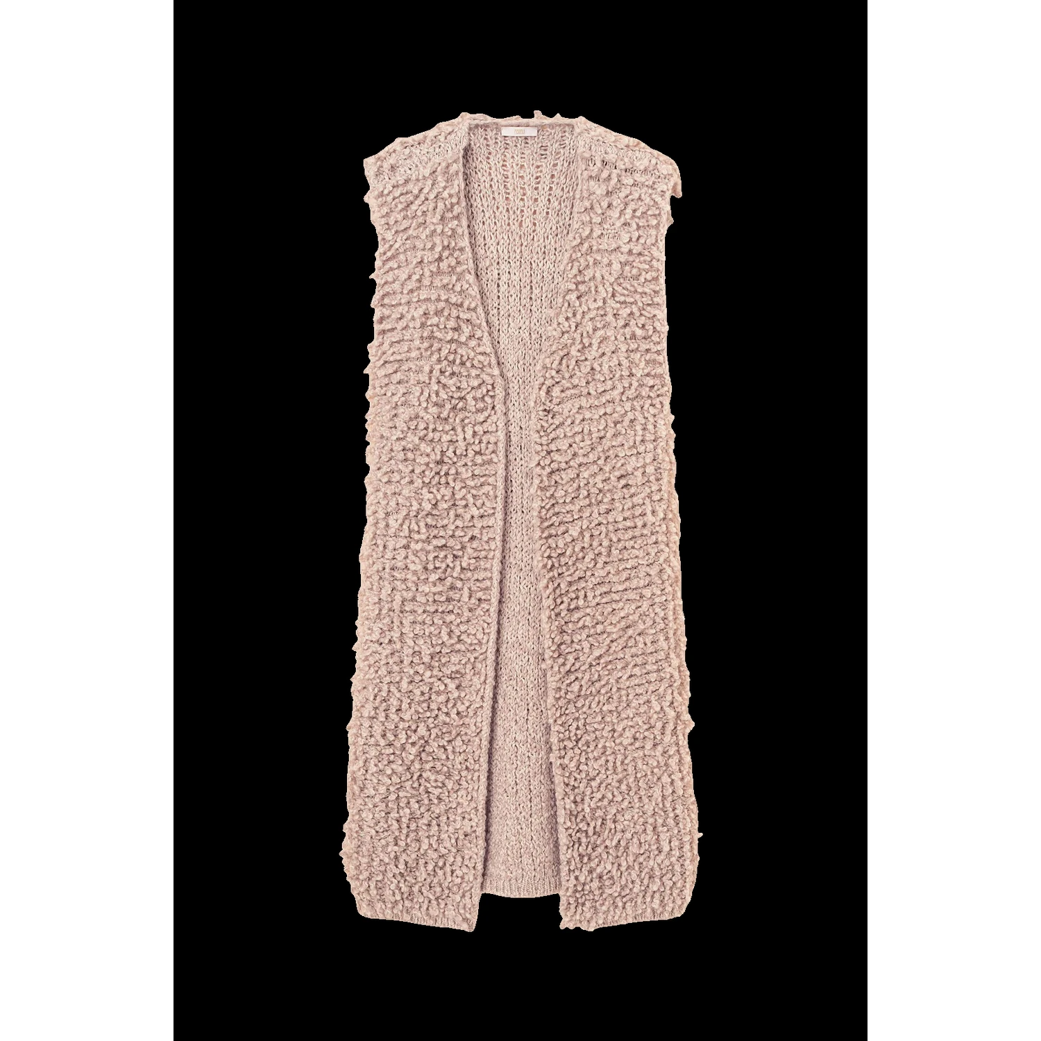 "Corallo" sleevelees jacket