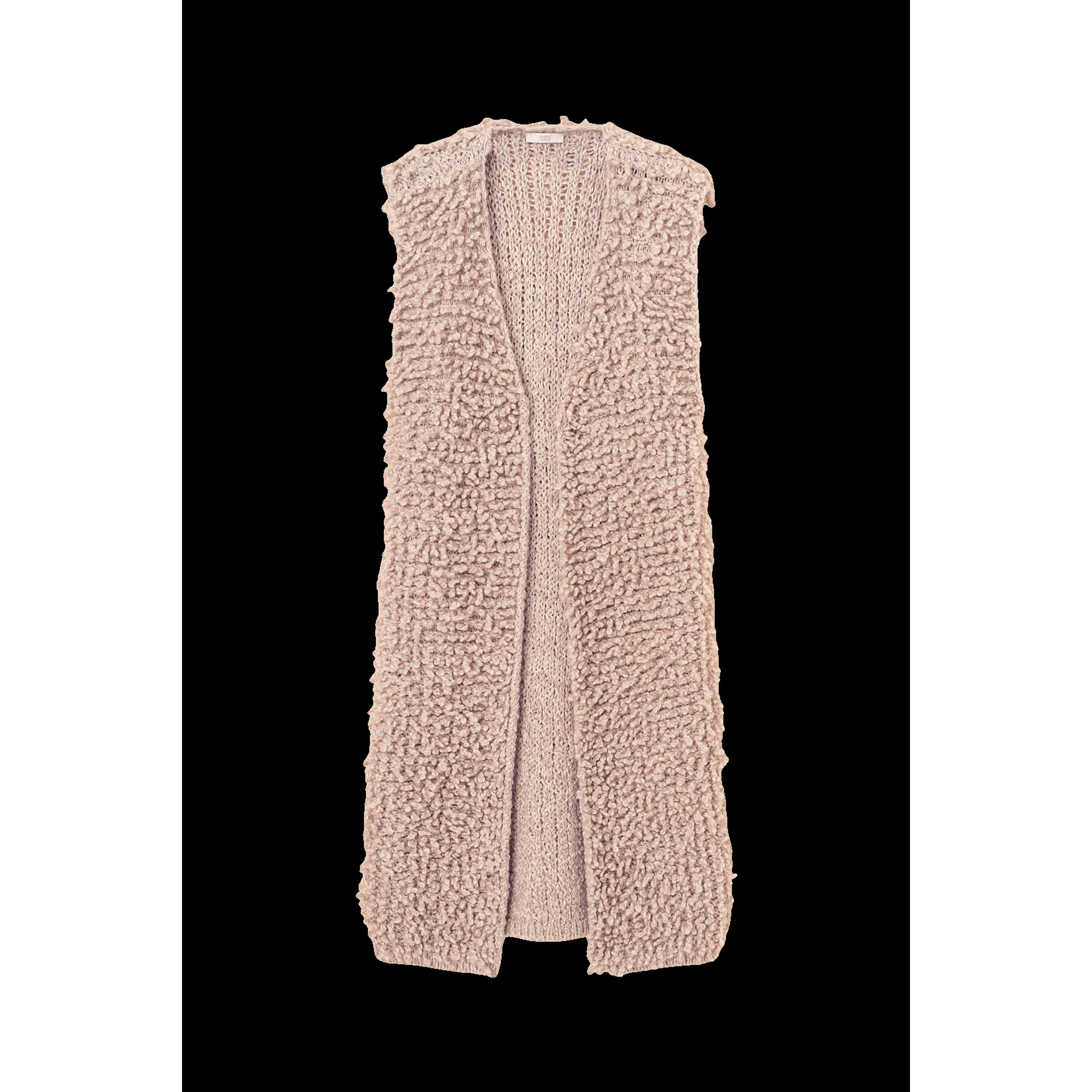 "Corallo" sleevelees jacket