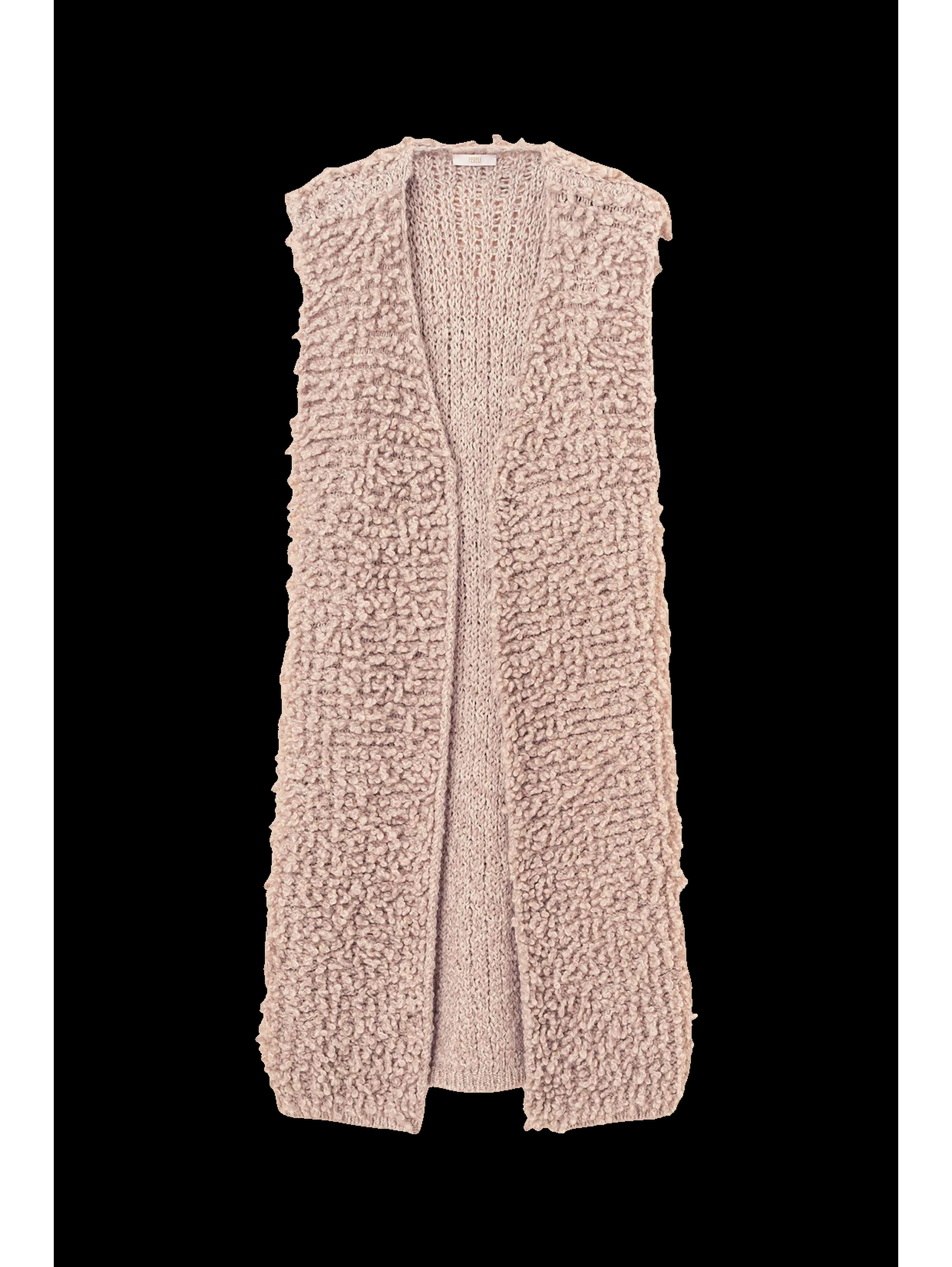 "Corallo" sleevelees jacket