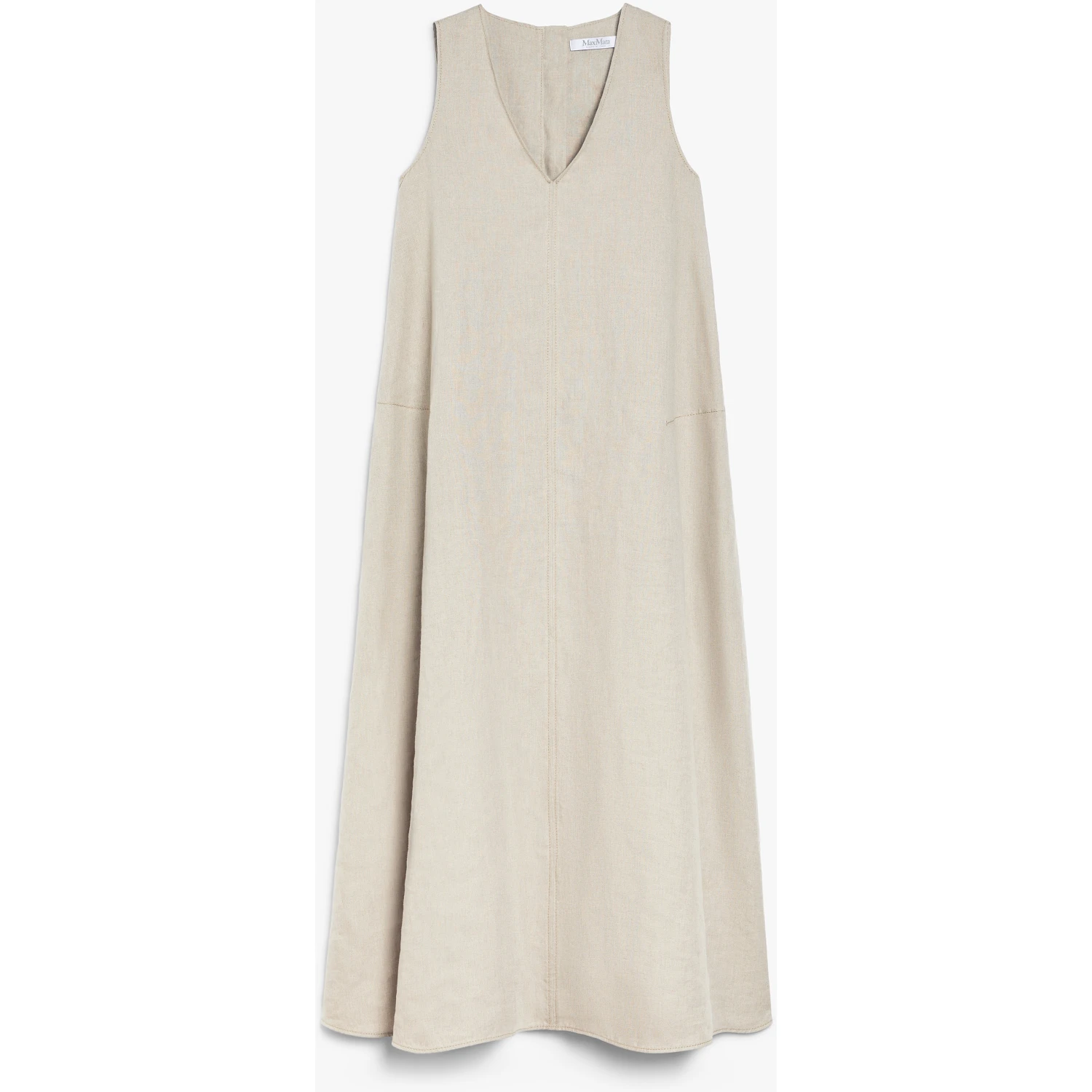 Flared linen dress
