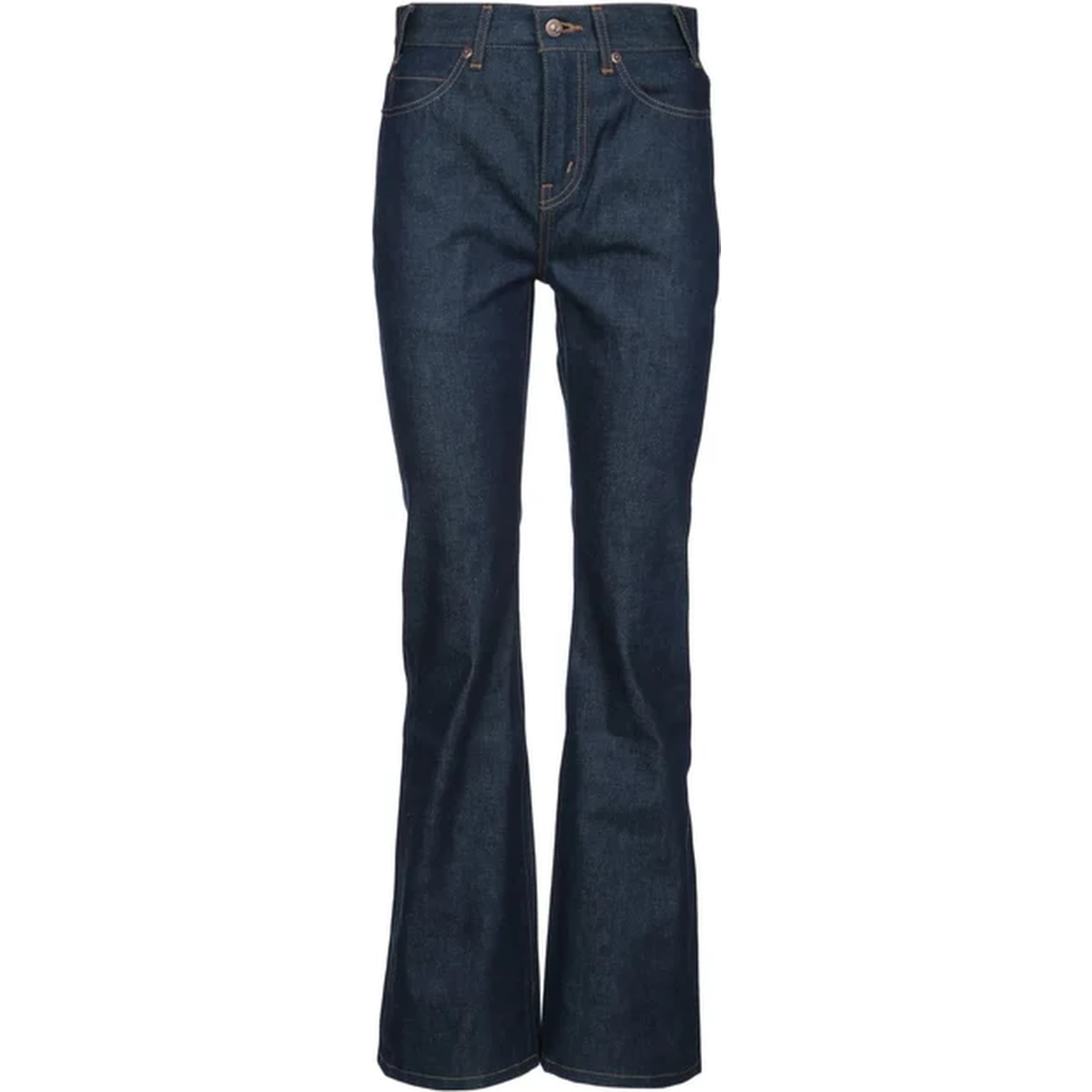 Navy jeans in cotton