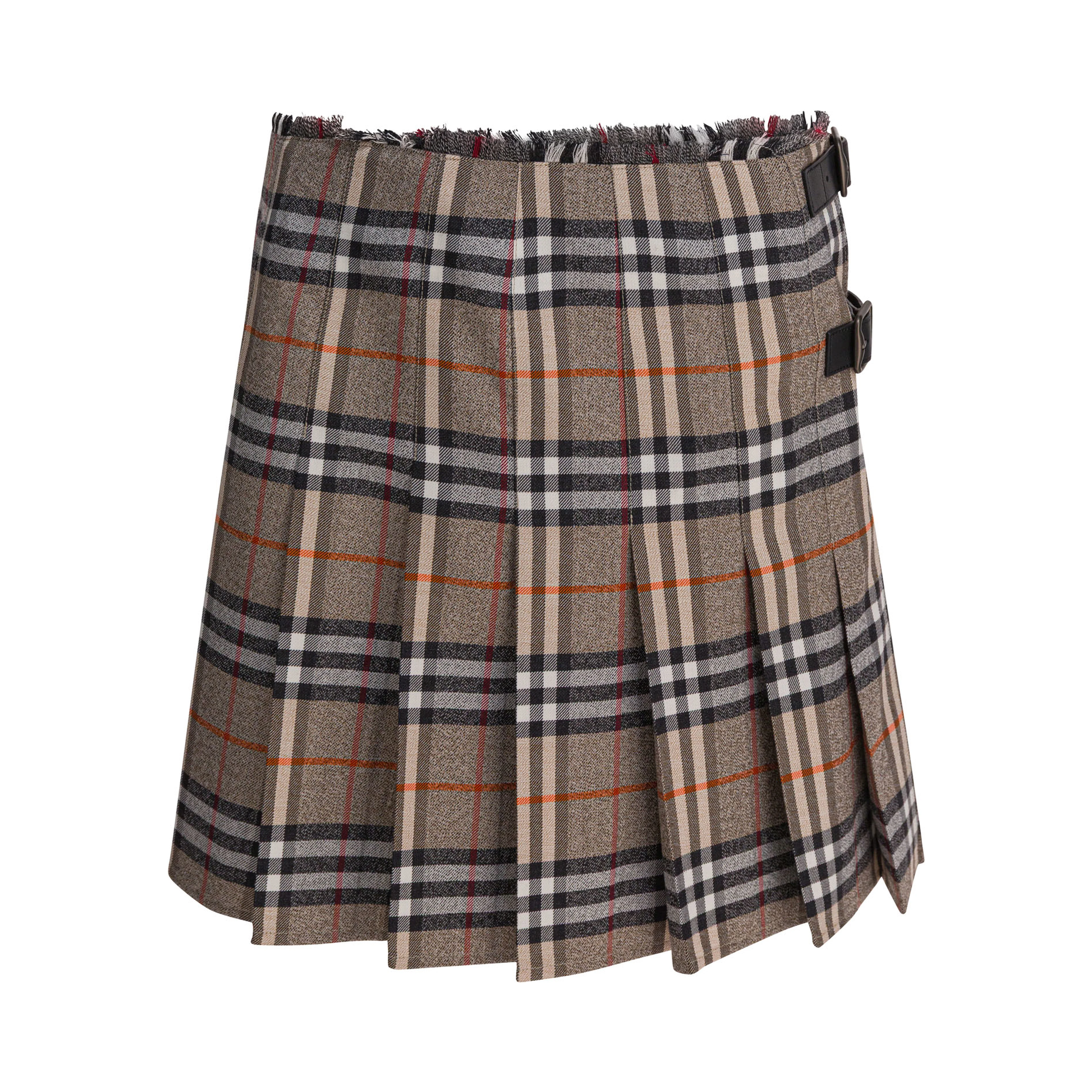 Wool knit Check