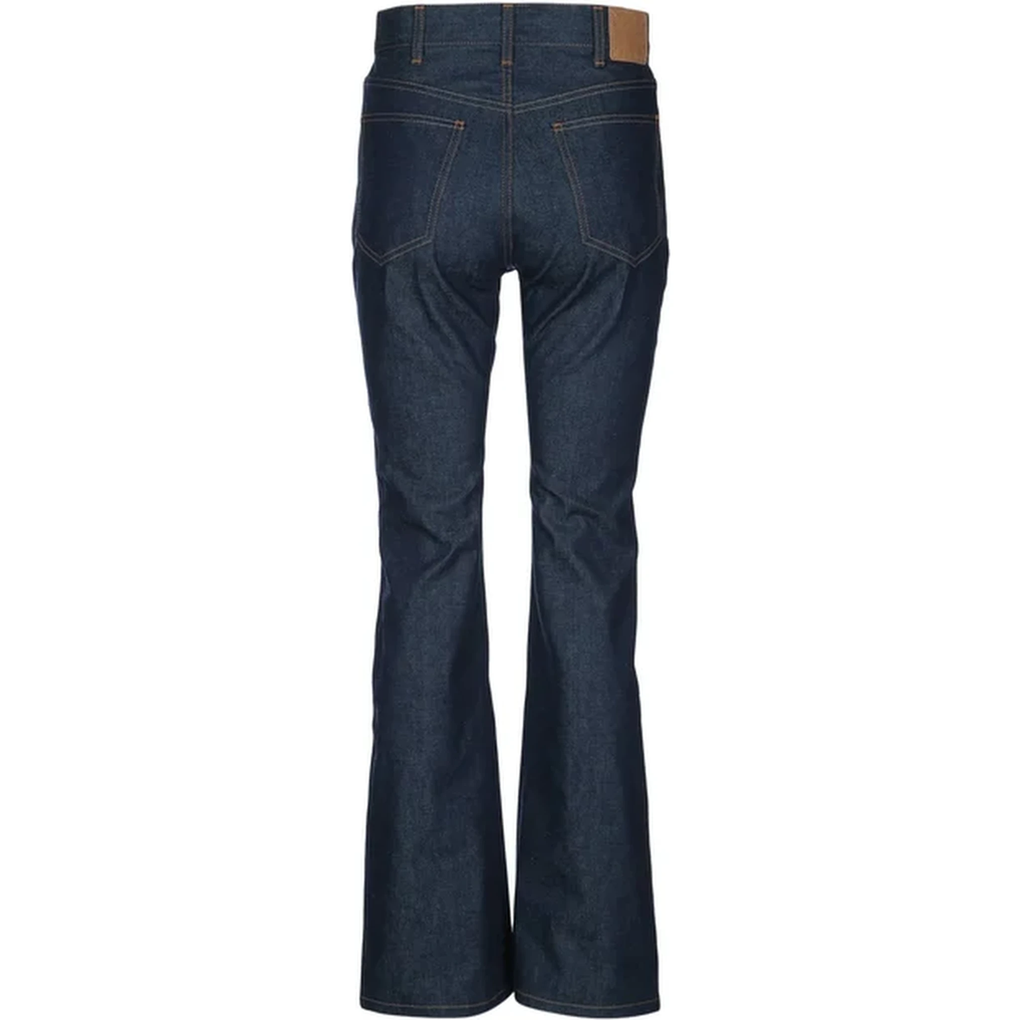 Navy jeans in cotton