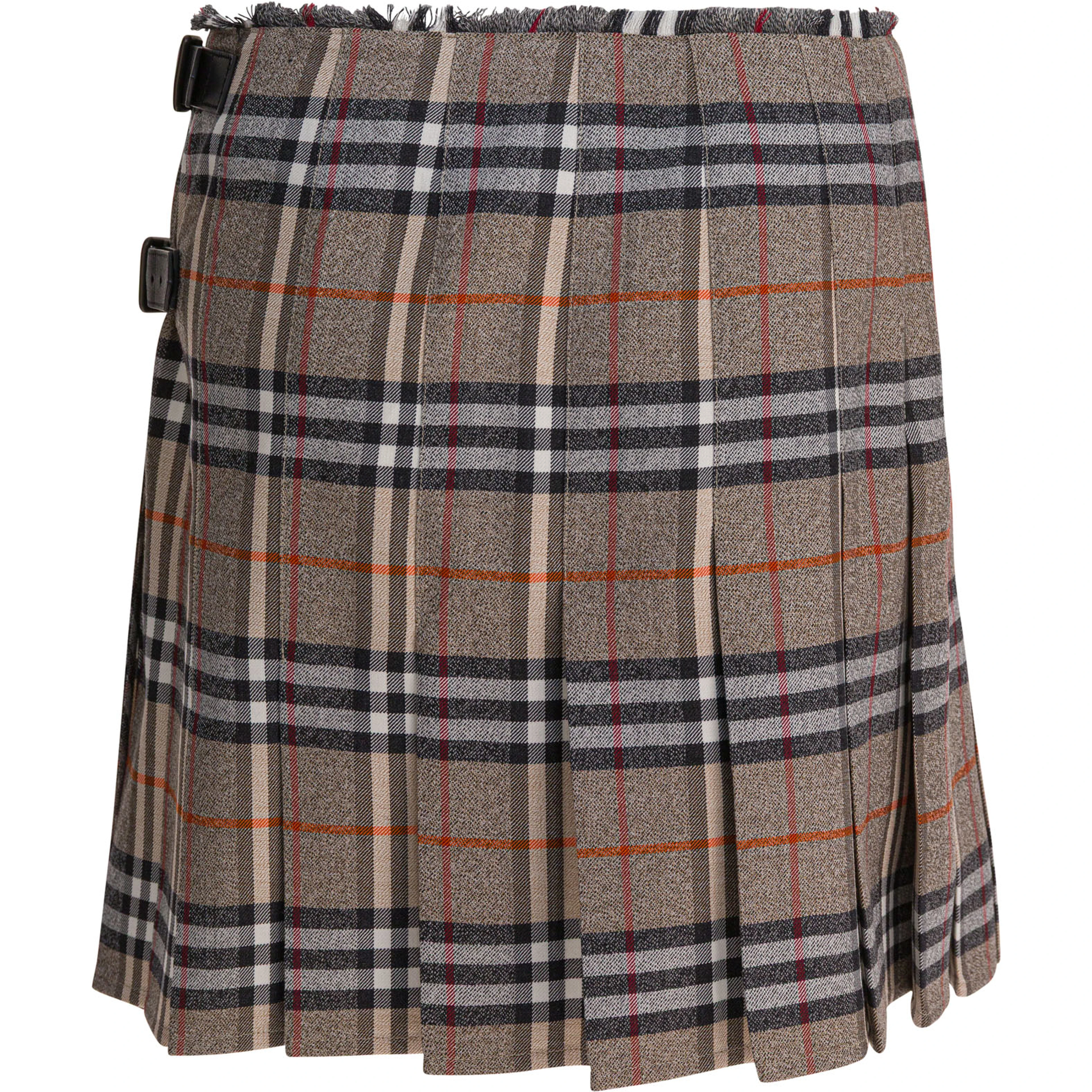 Wool knit Check