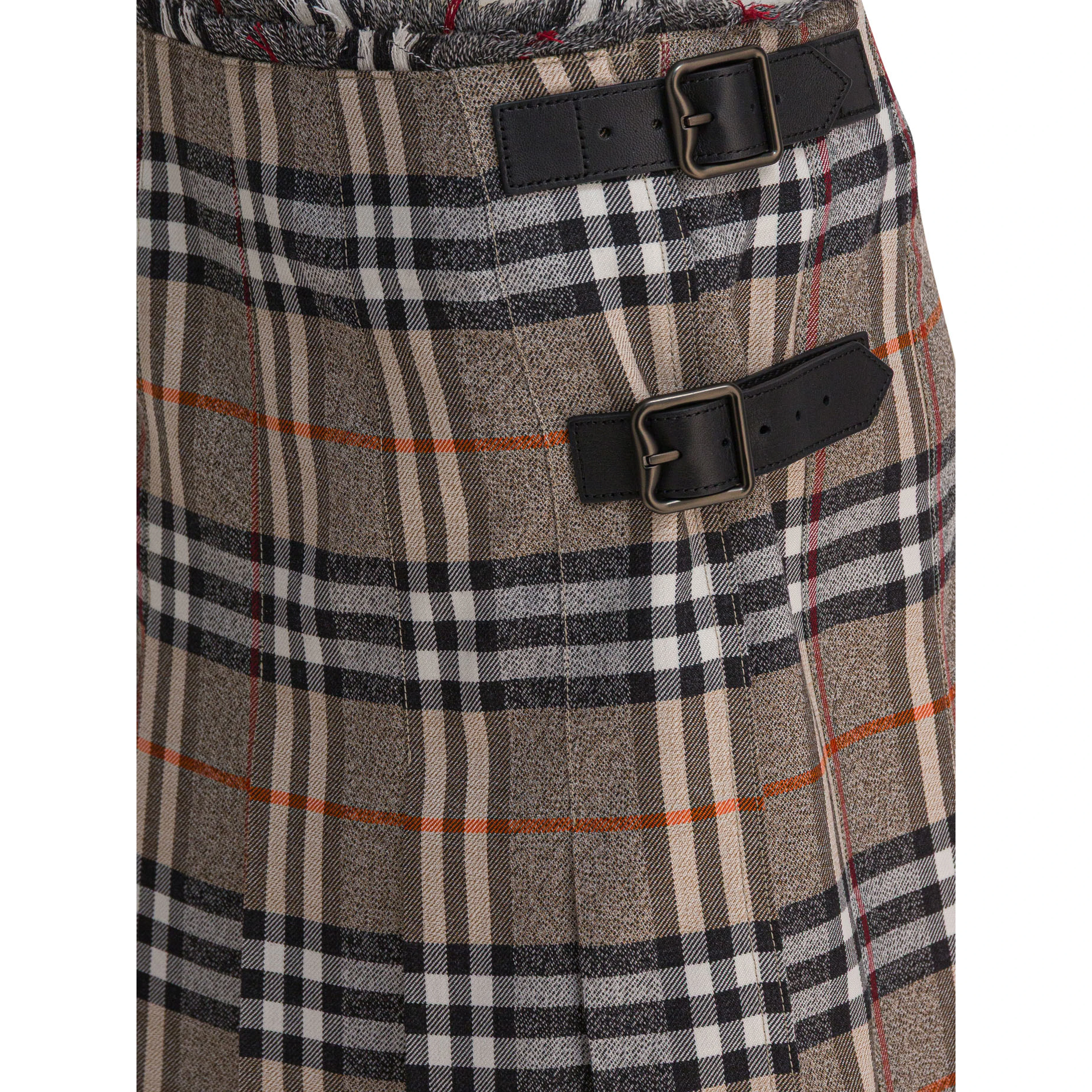Wool knit Check