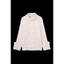 "Morganite" turtle neck sweater