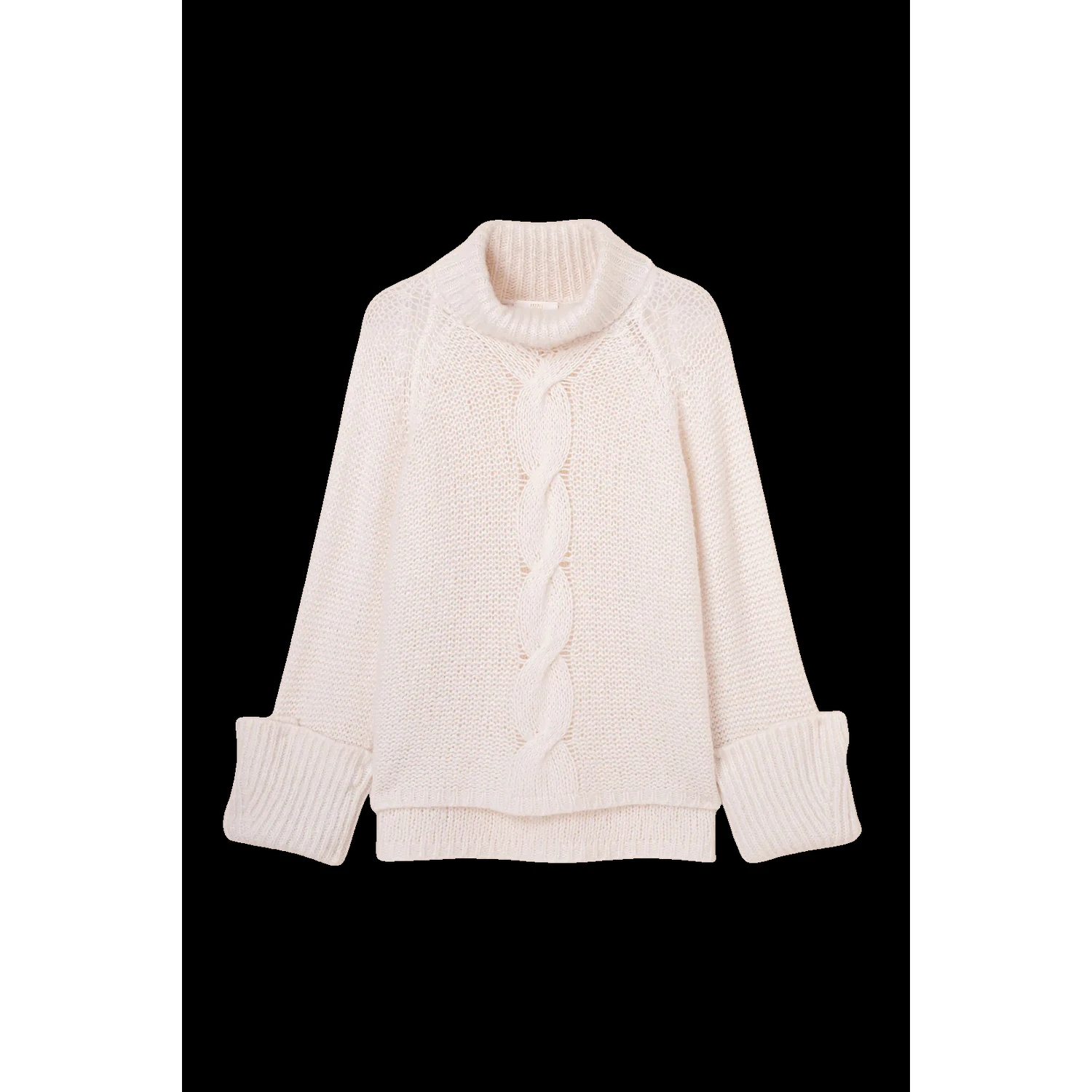 "Morganite" turtle neck sweater